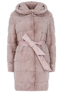 Норковая шуба с капюшоном Flaumfeder