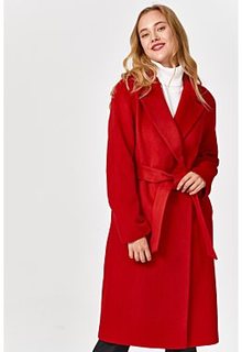 Классическое полушерстяное пальто Снежная Королева