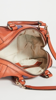 What Goes Around Comes Around Gucci Orange Leather Boston Bag
