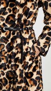 Scotch & Soda/Maison Scotch Faux Fur Trench Coat
