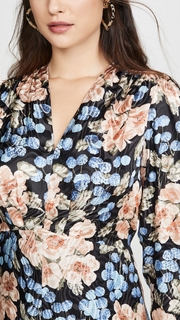 Rebecca Taylor Long Sleeve V Neck Dress