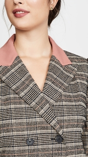 Rebecca Taylor Boucle Plaid Blazer