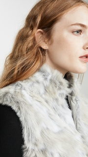 BB Dakota Jack By BB Dakota In A Furry Faux Fur Vest