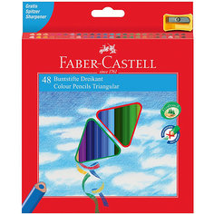 Карандаши цветные Faber-Castell 48 цветов, с точилкой