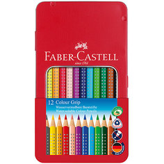 Карандаши цветные Faber-Castell Grip, 12 цветов