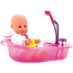 Интерактивный пупс Карапуз Hello Kitty с ванной и аксессуарами, 33 см
