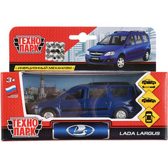 Машинка "Технопарк" Lada Largus, инерционная, 12 см, синяя