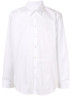 Helmut Lang рубашка оверсайз с логотипом