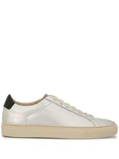 Common Projects кроссовки с эффектом металлик