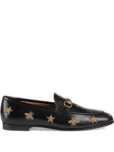 Gucci лоферы Jordaan с вышивкой
