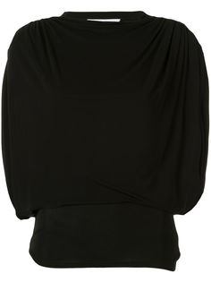 JW Anderson топ с драпировкой на рукавах