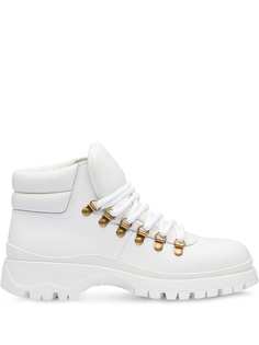 Prada lace-up ankle boots