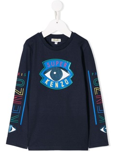 Kenzo Kids толстовка с принтом