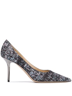 Jimmy Choo туфли-лодочки Love c блестками