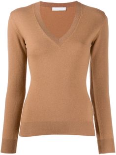 Fabiana Filippi fitted v-neck jumper