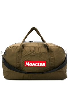 Moncler logo patch holdall