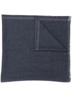 Ermenegildo Zegna fringed knitted scarf