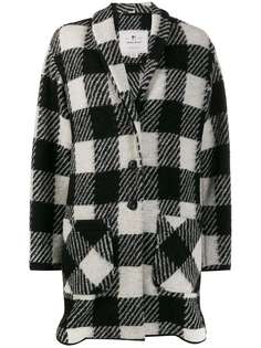 Woolrich checked single breasted coat