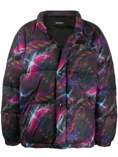 Misbhv galaxy print down jacket