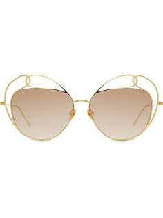 Linda Farrow Harlequin C4 cat-eye sunglasses