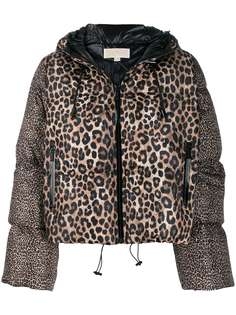 Michael Michael Kors leopard print puffer jacket