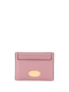 Mulberry logo plaque card holder