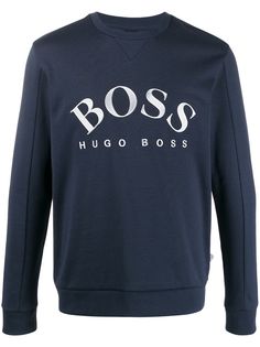 Boss Hugo Boss embroidered logo slim-fit sweatshirt