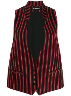 Ann Demeulemeester striped sleeveless blazer