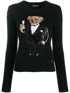 Polo Ralph Lauren джемпер Polo Bear с пайетками