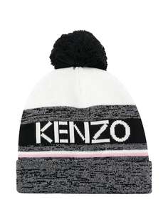 Kenzo Kids шапка бини с жаккардовым логотипом