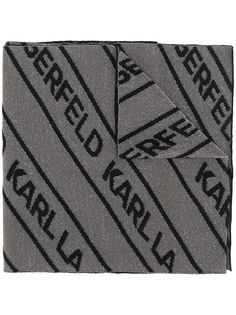 Karl Lagerfeld шарф вязки интарсия с логотипом