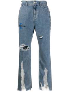 Ader Error loose fit ripped jeans