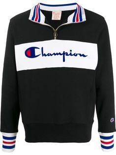 Champion contrast logo sweatshirt