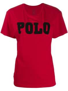 Polo Ralph Lauren футболка с логотипом из бисера