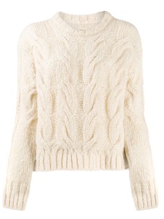 Bellerose boxy cable-knit jumper