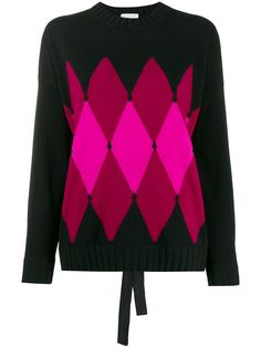 Ballantyne argyle knit jumper