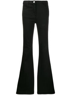 Pt05 high waisted flared jeans