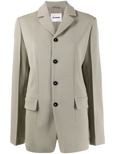 Jil Sander однобортный блейзер