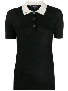 Rochas knitted polo top