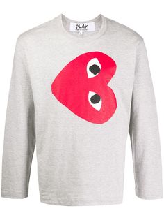 Comme Des Garçons Play heart print sweatshirt