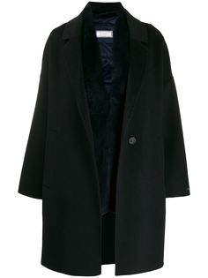 Peserico layered single-breasted coat
