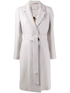 Peserico belted single-breasted coat