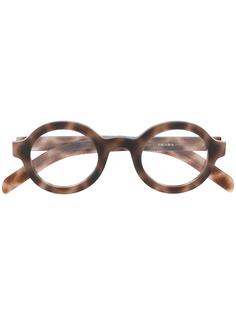 Prada Eyewear очки в круглой оправе черепаховой расцветки