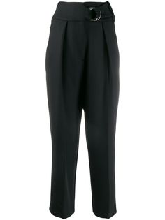Erika Cavallini high waisted straight leg trousers