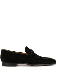 Magnanni bow detail slip-on loafers