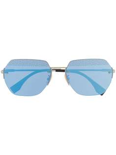 Fendi Eyewear солнцезащитные очки в шестиугольной оправе