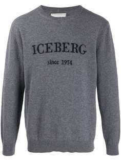 Iceberg knitted logo jumper