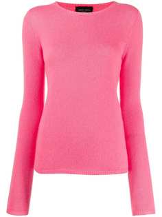 Roberto Collina cashmere ribbed neck jumper