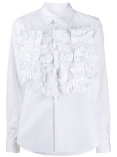 Comme Des Garçons Comme Des Garçons ruffle trim shirt