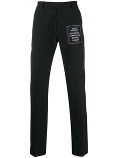 Palm Angels logo patch tailored trousers